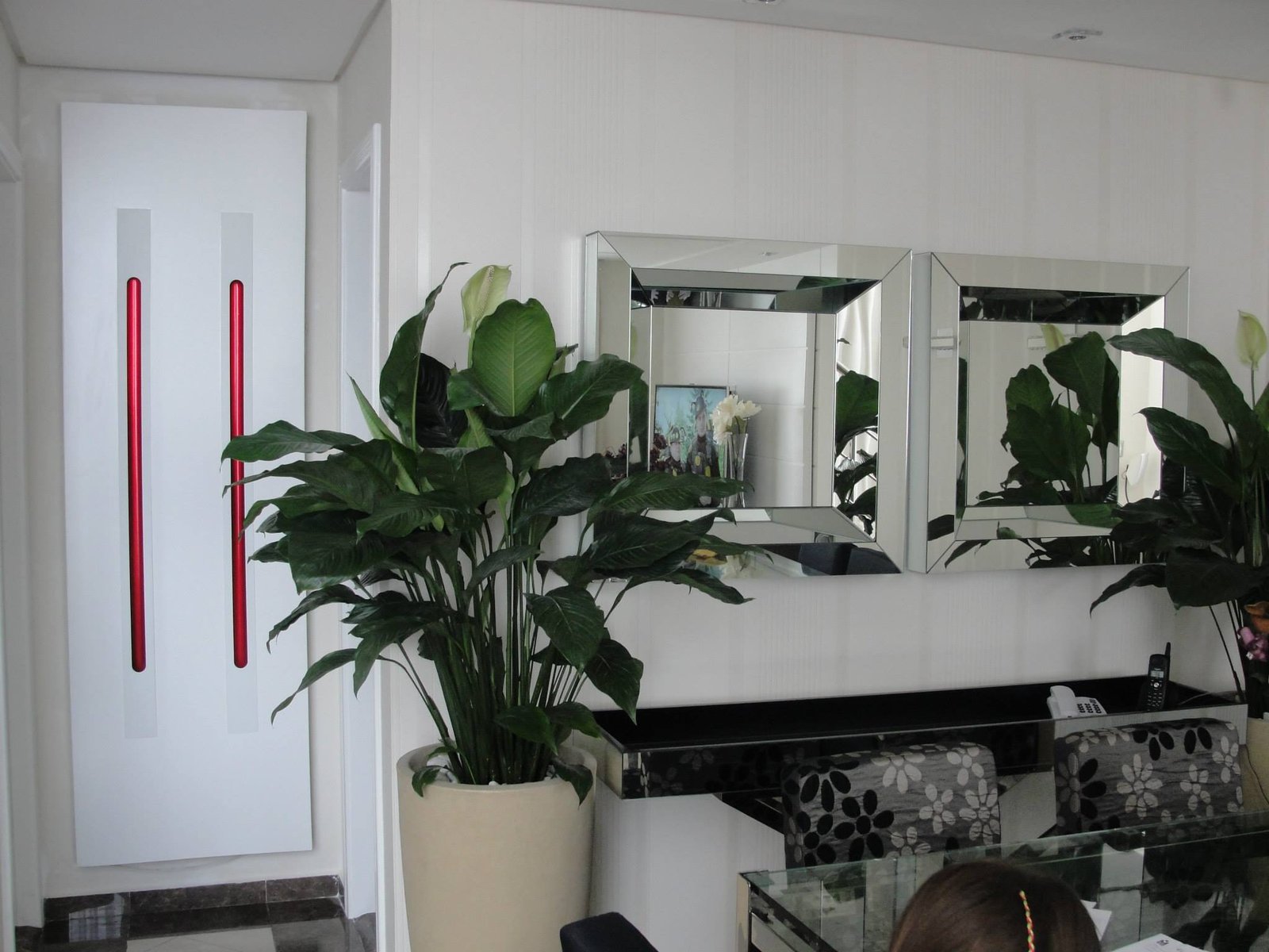 Móveis planejados para sala - Móvel buffet com espelho